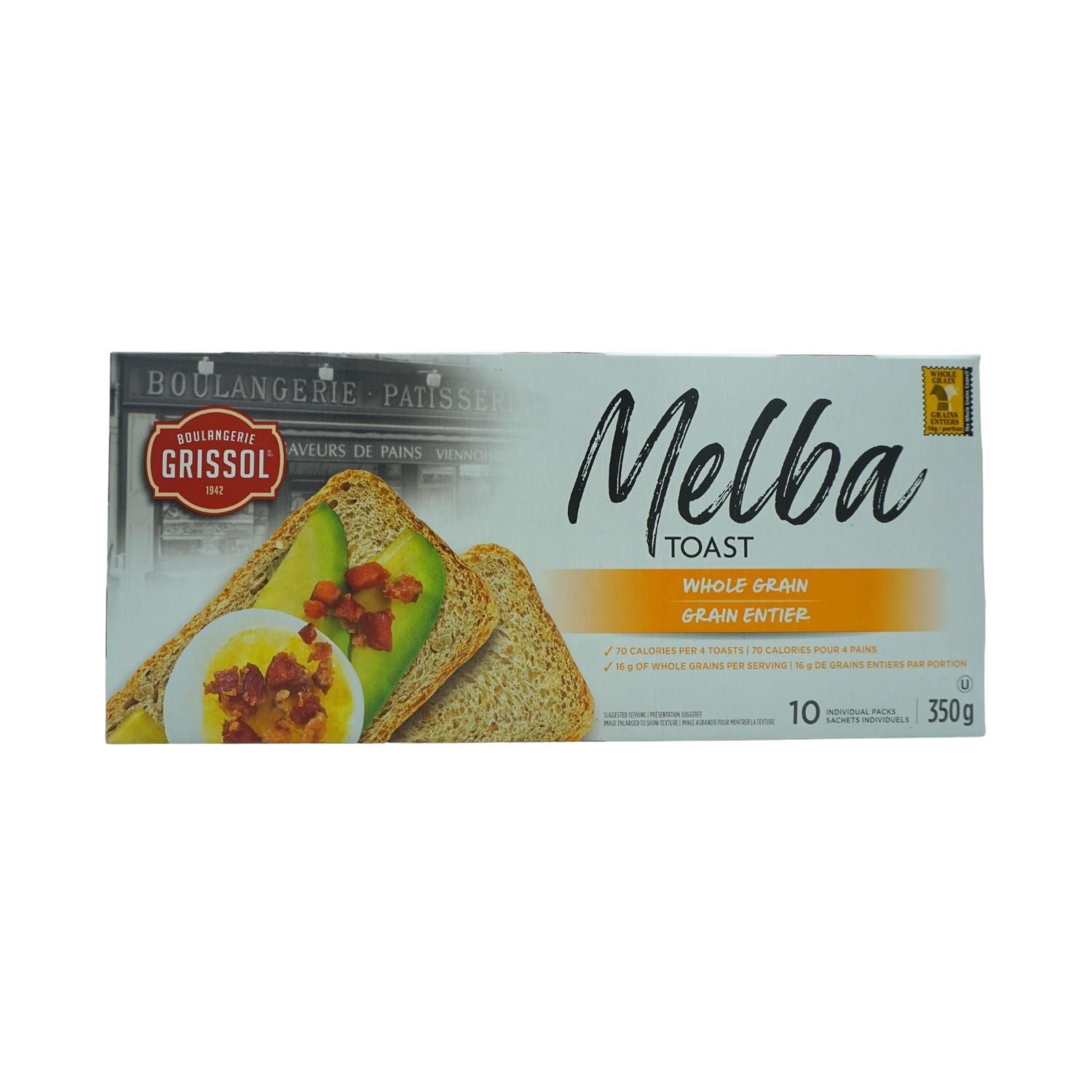 melba toast whole grain