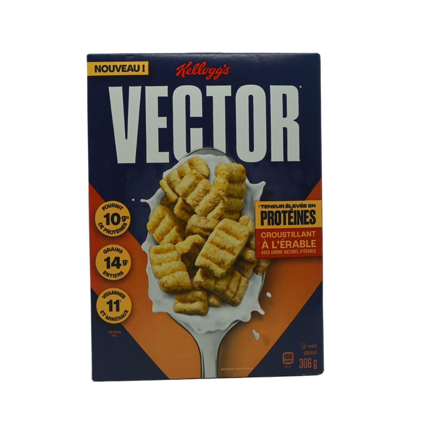 Vector à l’érable céréales 306g Fournit 10g de protéines