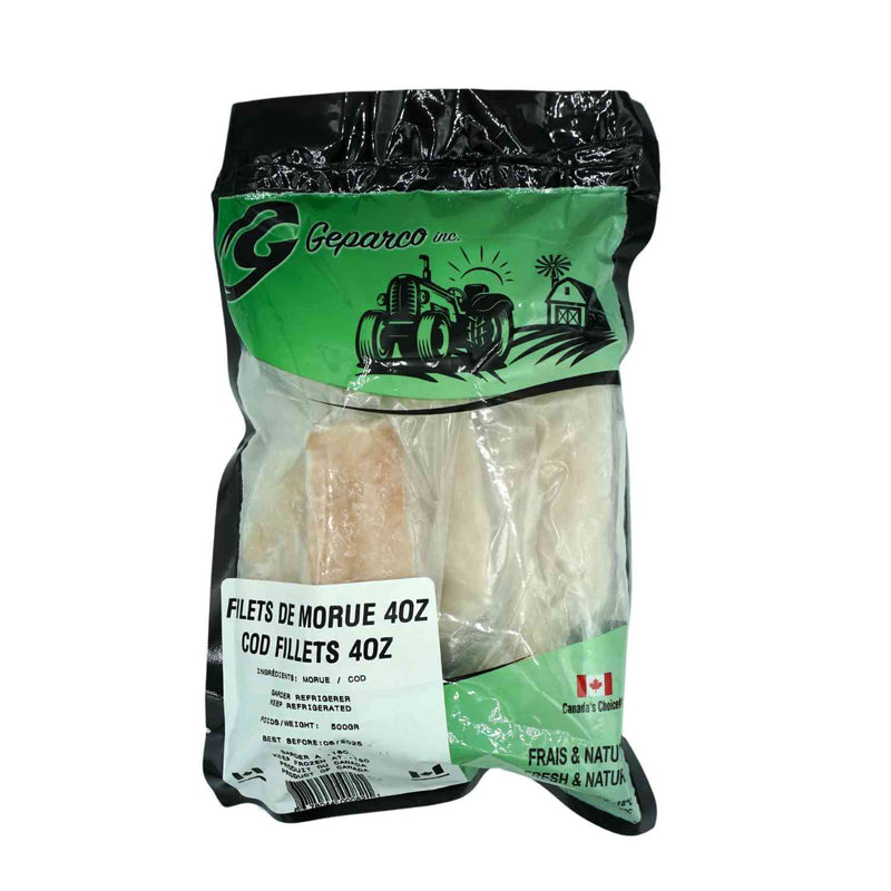 FILETS DE MORUE 4oz