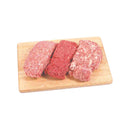 TRIO DE VIANDE HACHÉES MI-MAIGRE BOEUF/PORC/VEAU