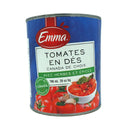 TOMATES EN DÉS AVEC ÉPICES